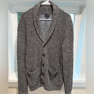 J. Crew Charcoal Shawl Collar Cardigan